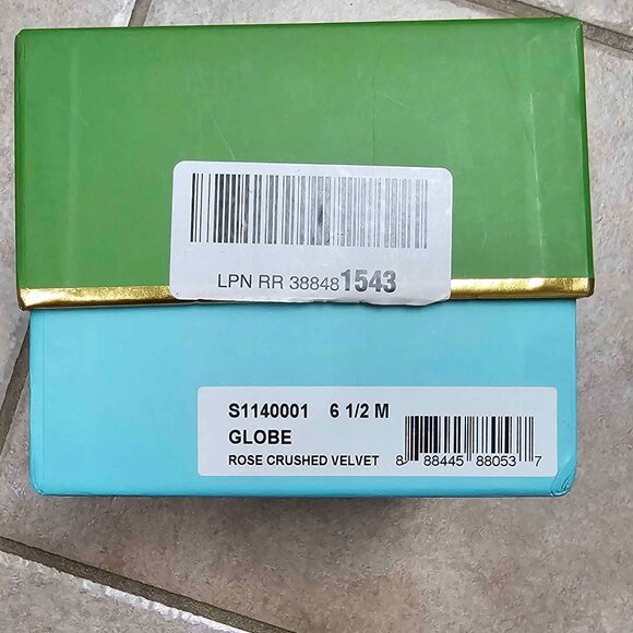 NEW Kate Spade Rose Crushed Velvet Ballet Shoes - In Box with Bag. Size 6.5! - Picture 4 of 9